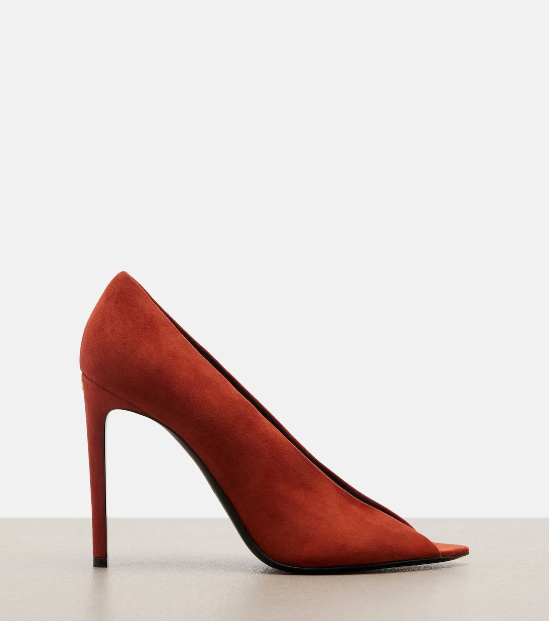 Valentino Garavani - Révélé suede peep-toe pumps