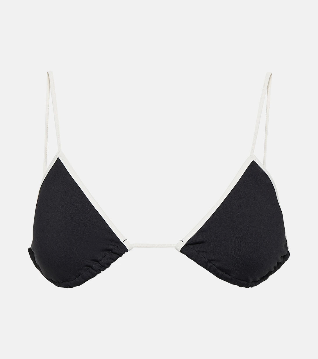 Marysia - Bianco triangle bikini top