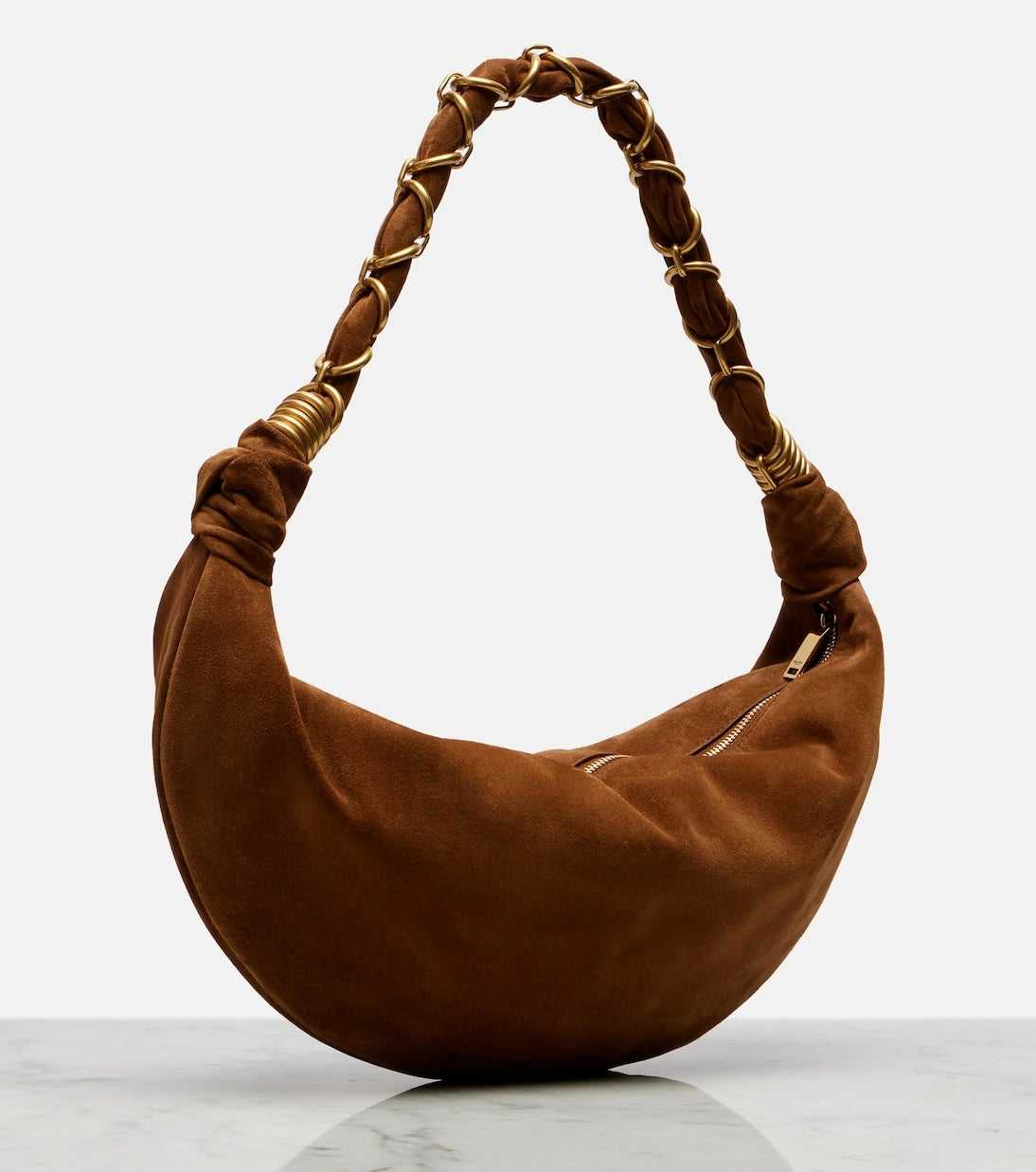 Saint Laurent - Amalia Süet Küçük Omuz Çantası