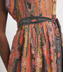 Orange Silk Melissa Maxi Dress