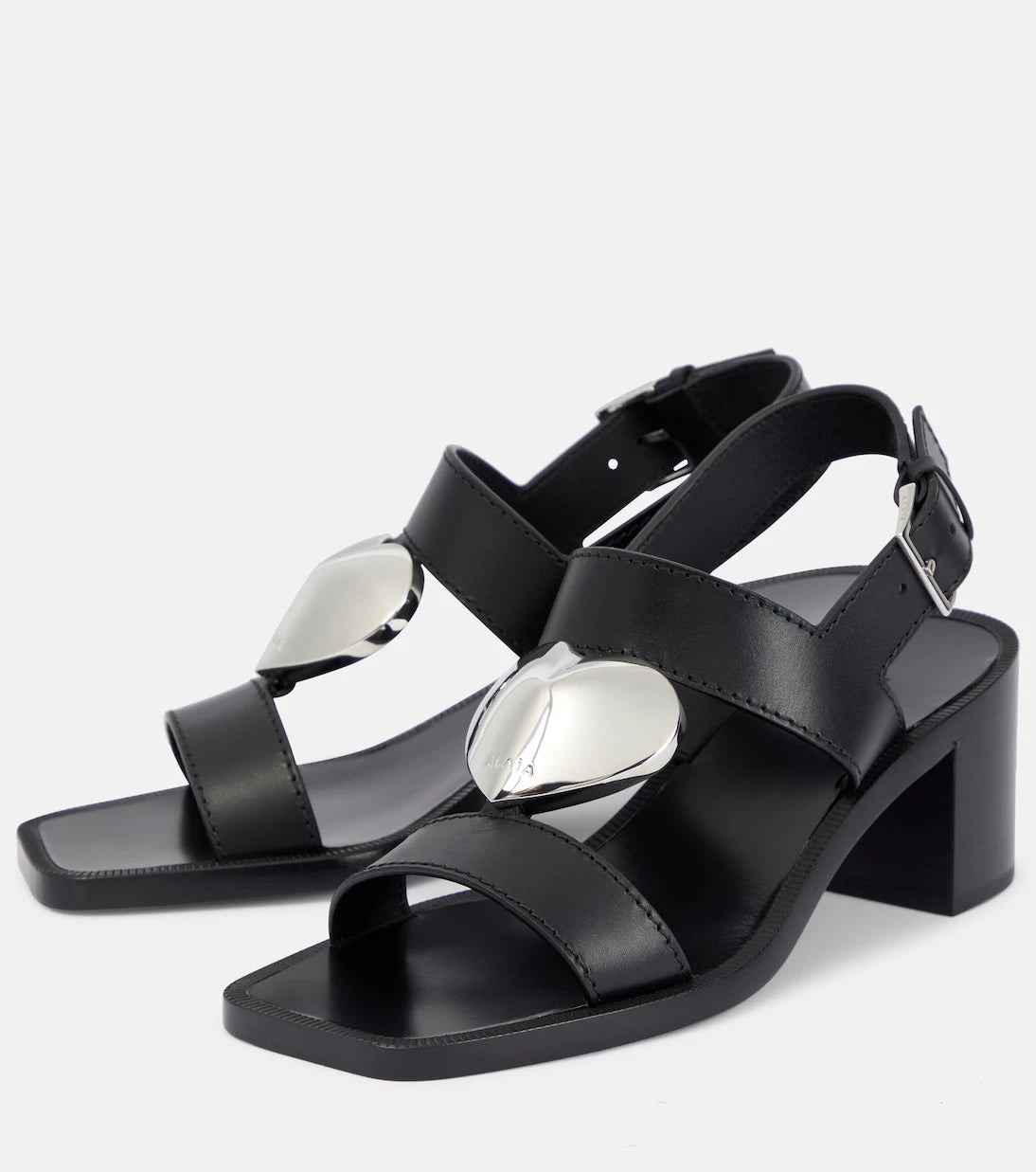 Alaïa - Le Cœur leather sandals