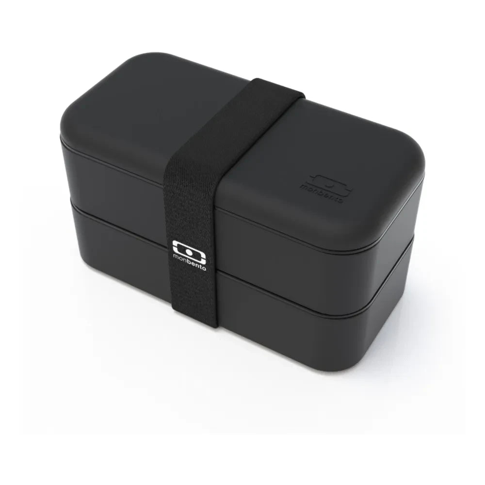 Monbento - MB Original Bento with 2 Airtight Compartments | Black