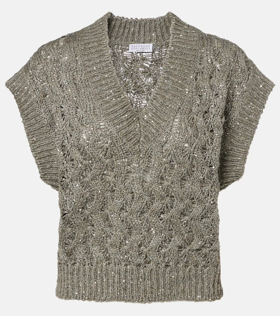 Brunello Cucinelli - Sequined sweater vest