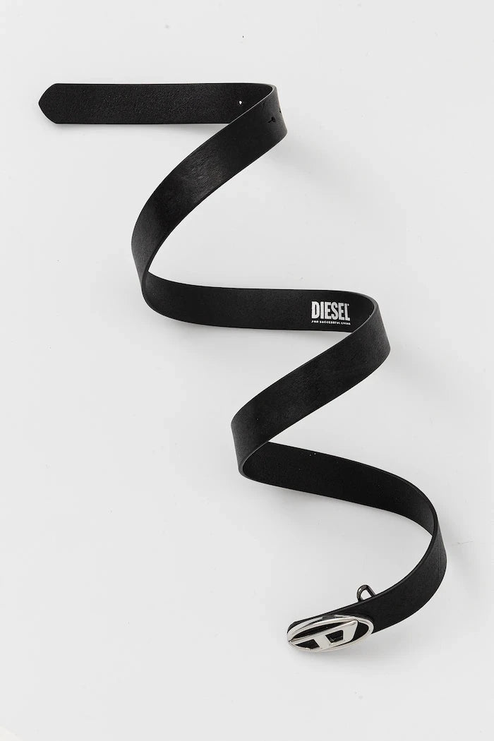 Кожен колан Diesel OVAL D LOGO B-1DR-LAYER