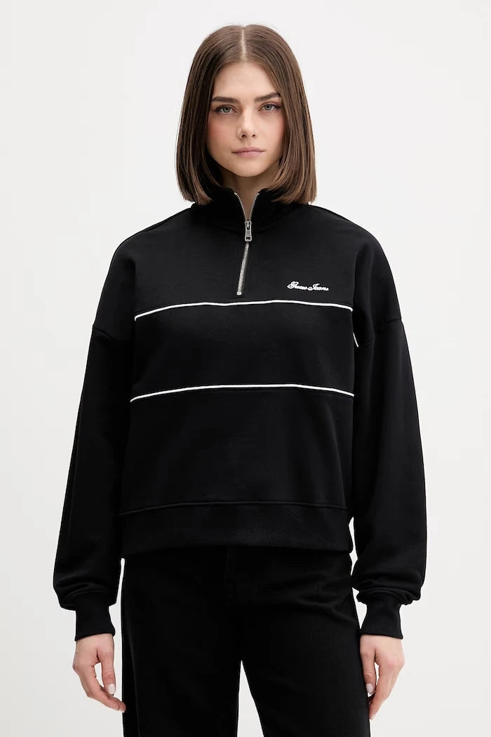 Guess Jeans Kadın Pamuklu Sweatshirt