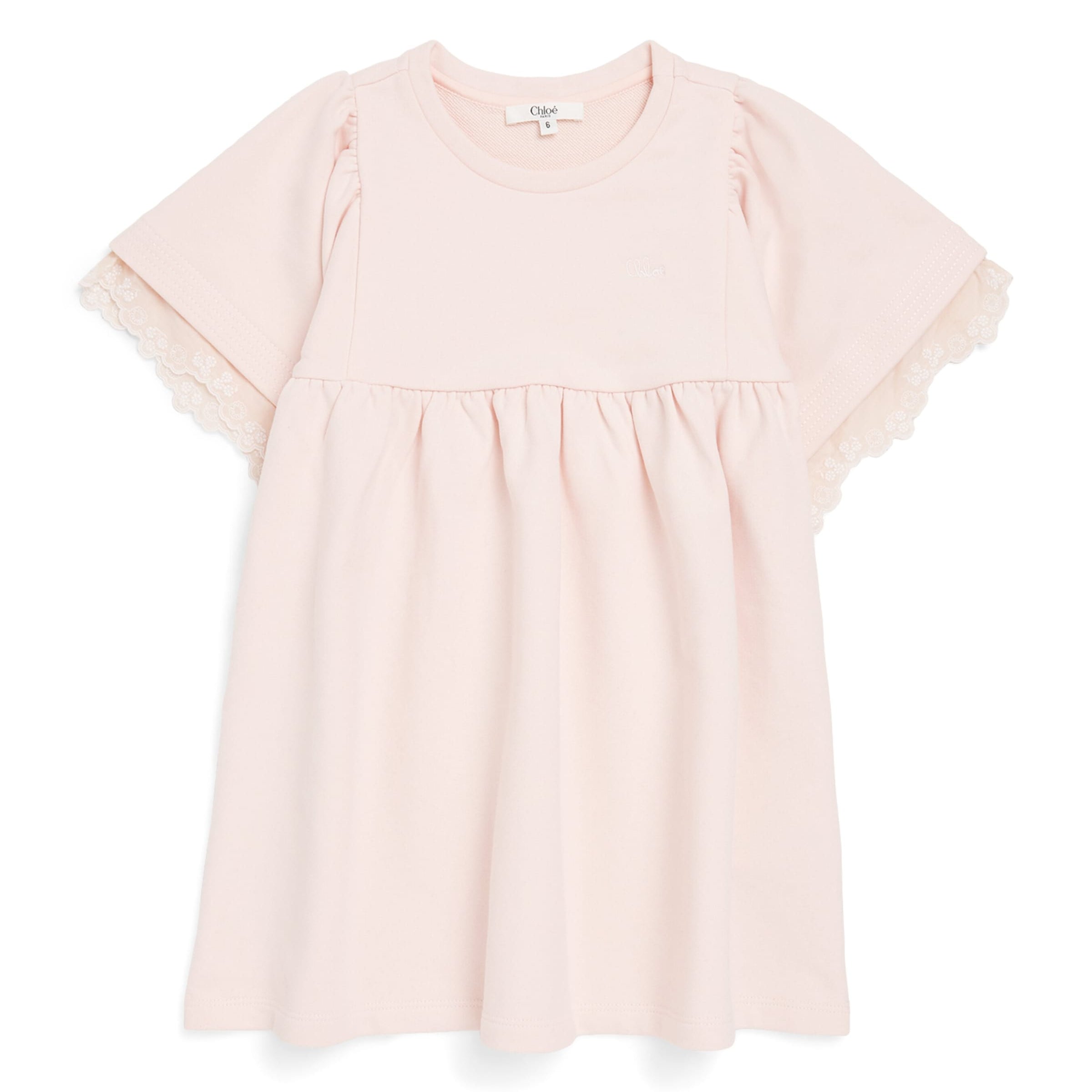 Chloé Kids Cotton Logo Dress (4-5 Years)