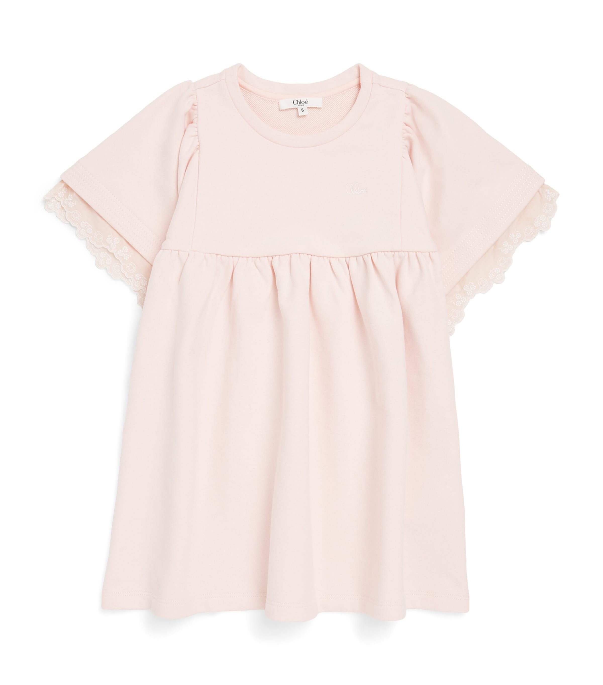 Chloé Kids Cotton Logo Dress (4-5 Years)