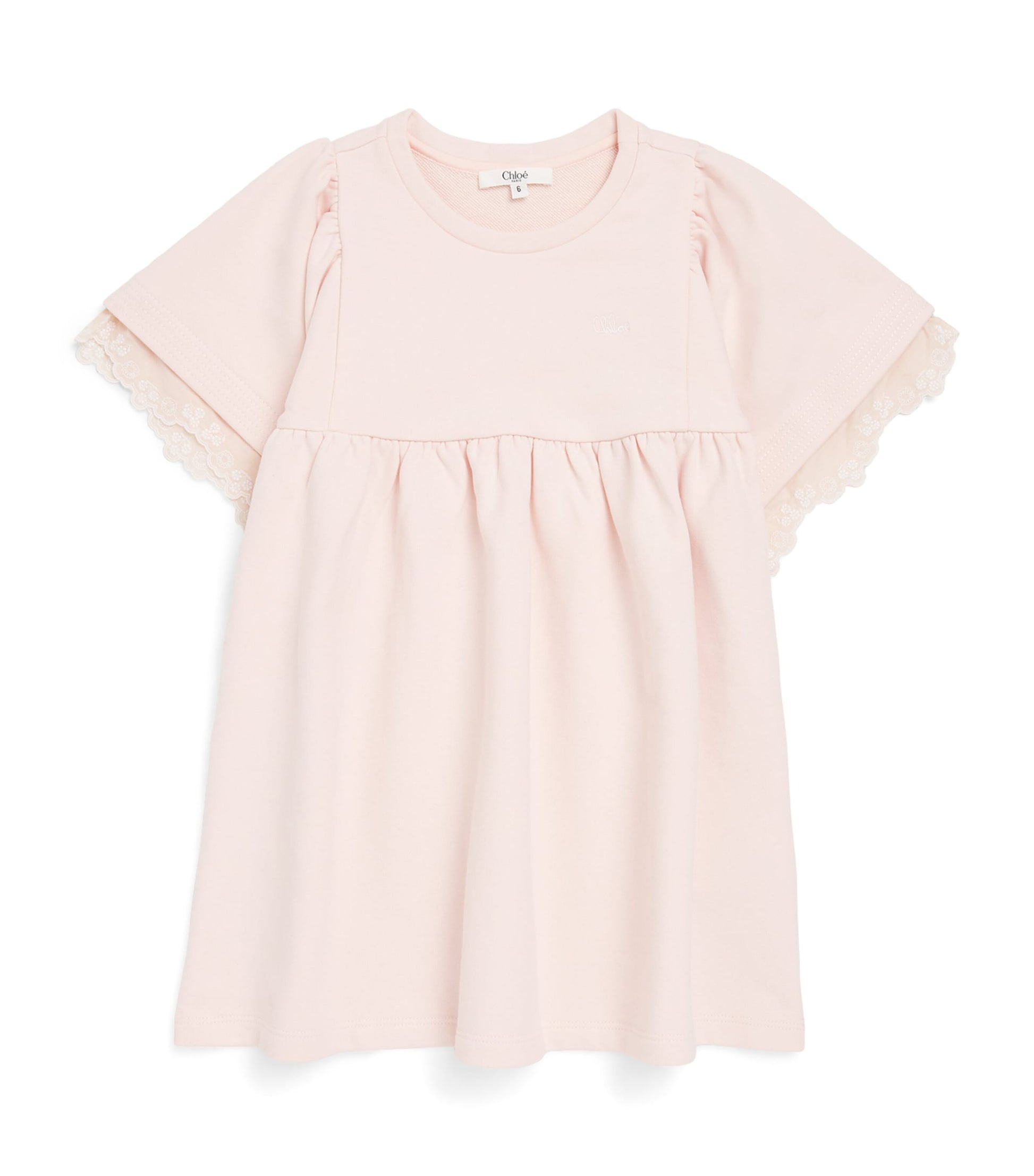 Chloé Kids Cotton Logo Dress (4-5 Years)