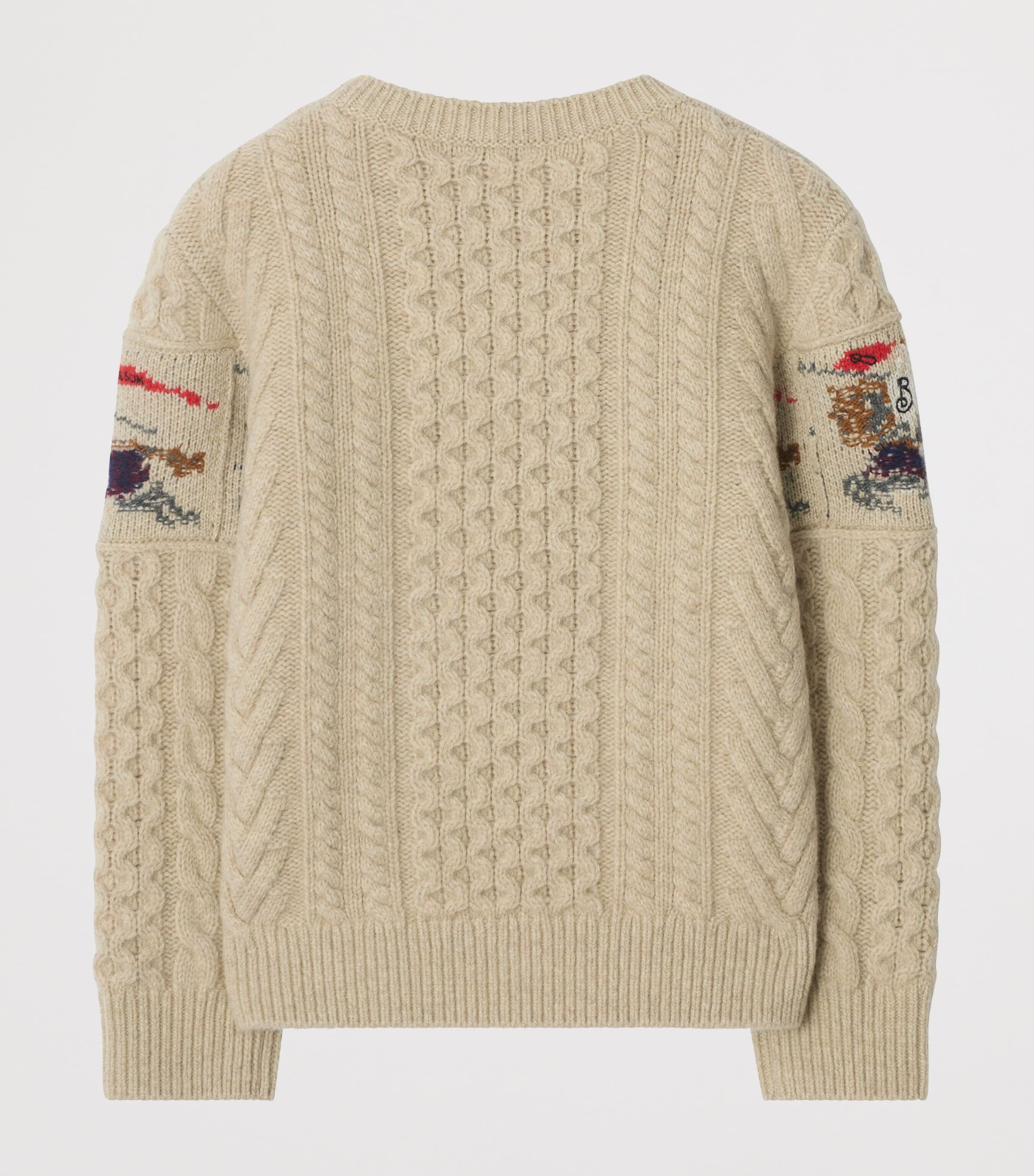 Burberry Kids Wool-Blend Aran Sweater (4-12 Years)