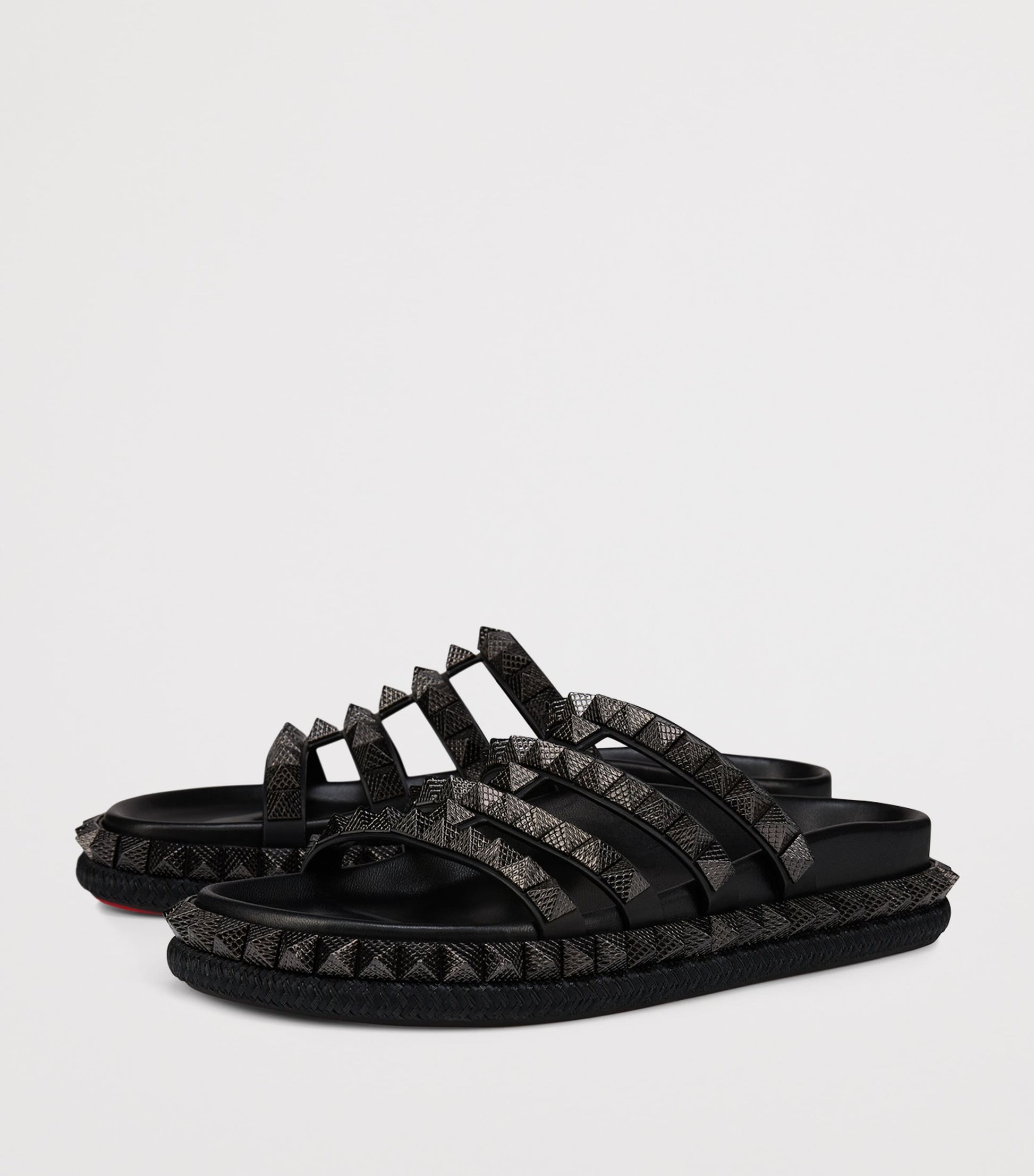 Red Pyra Hallulila Calf Leather Sandals