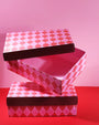 Dinossi - Pink Checkered Gift Box
