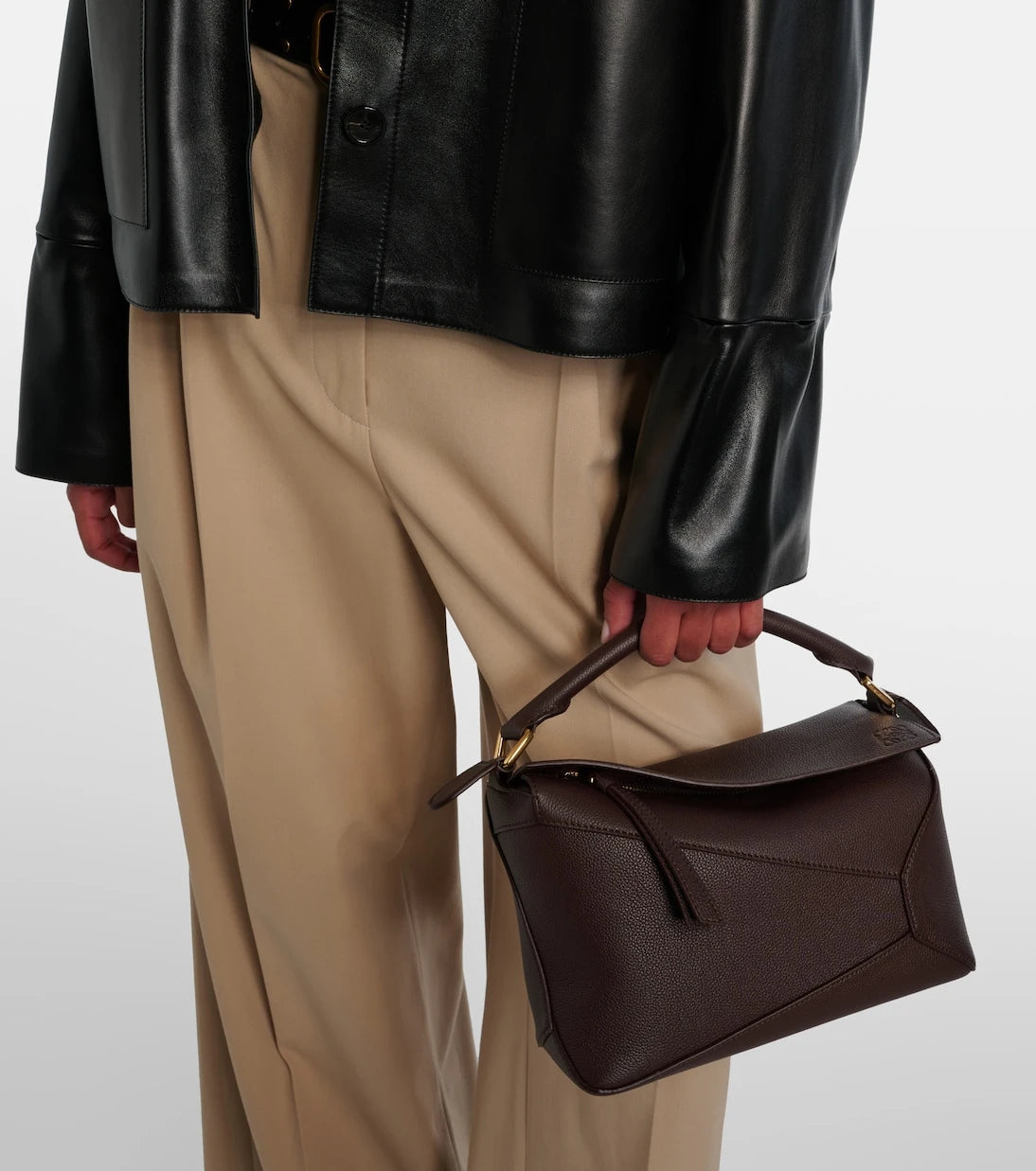 Loewe - Puzzle Edge Small leather shoulder bag