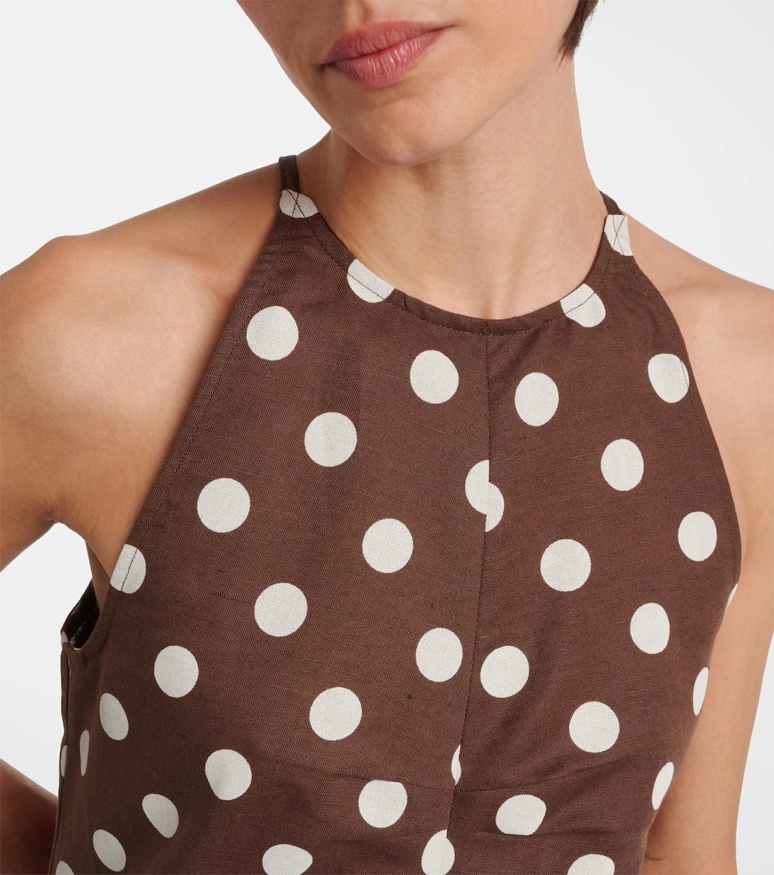 Asceno - Antigua linen and cotton minidress