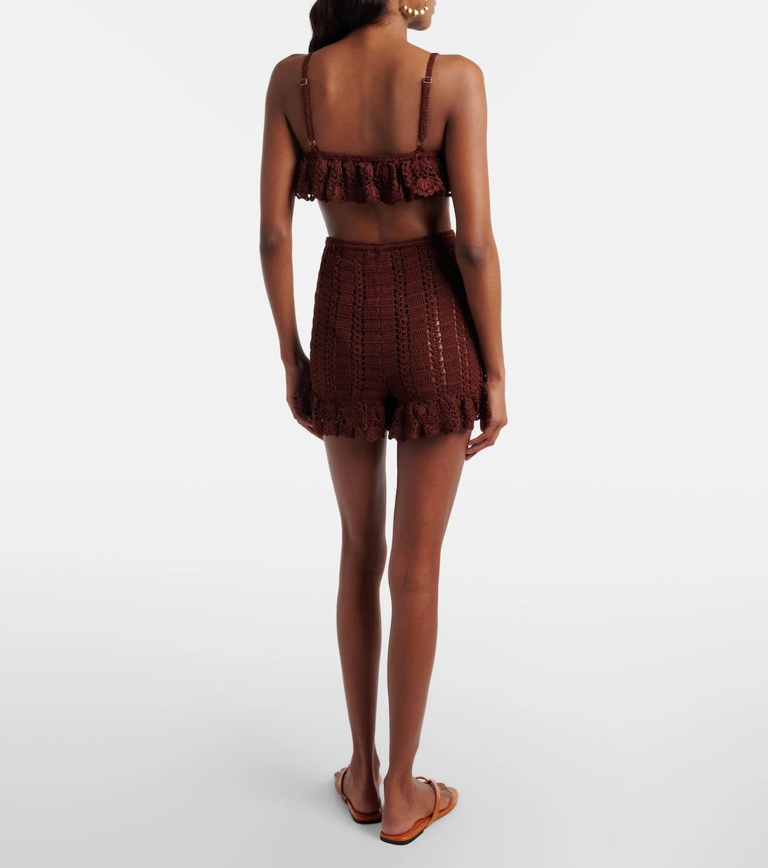 Anna Kosturova - Crochet cotton shorts