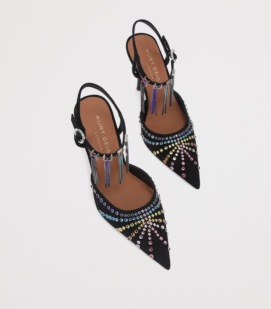 Crystal-Embellished Heels