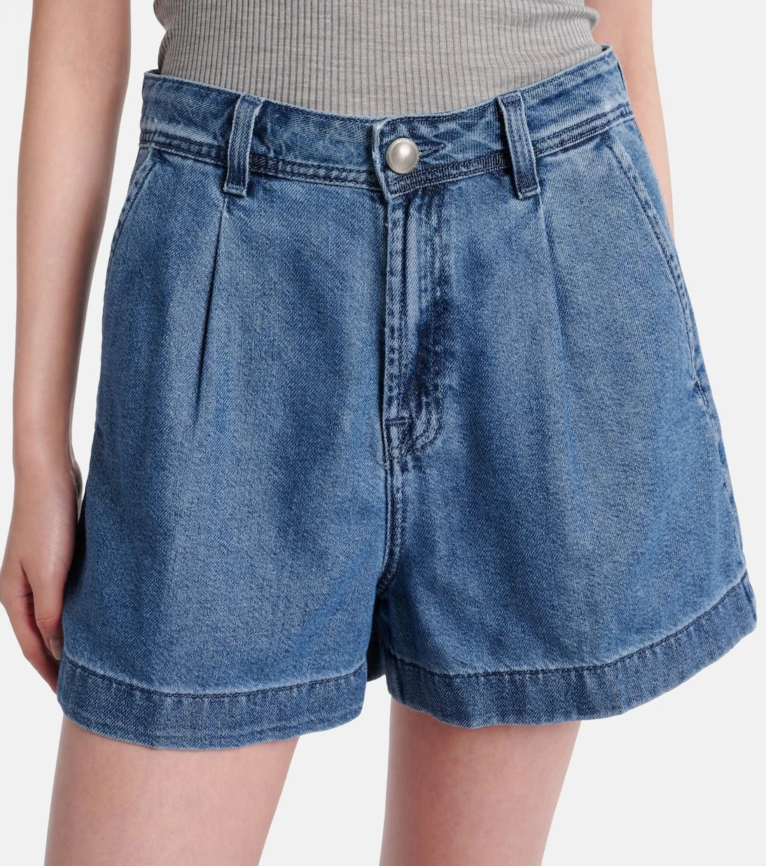 7 For All Mankind - شورت جينز Hilo مثني