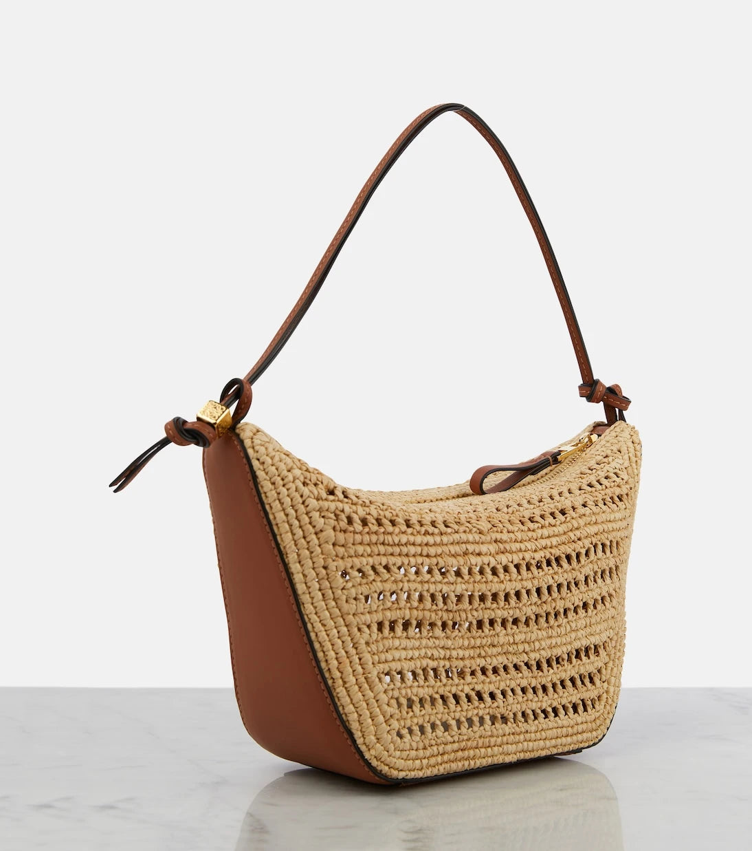 Loewe - Hammock Mini raffia shoulder bag