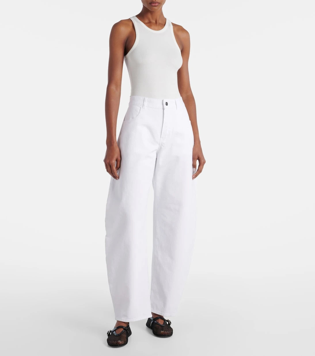 Alaïa - Ribbed-knit bodysuit