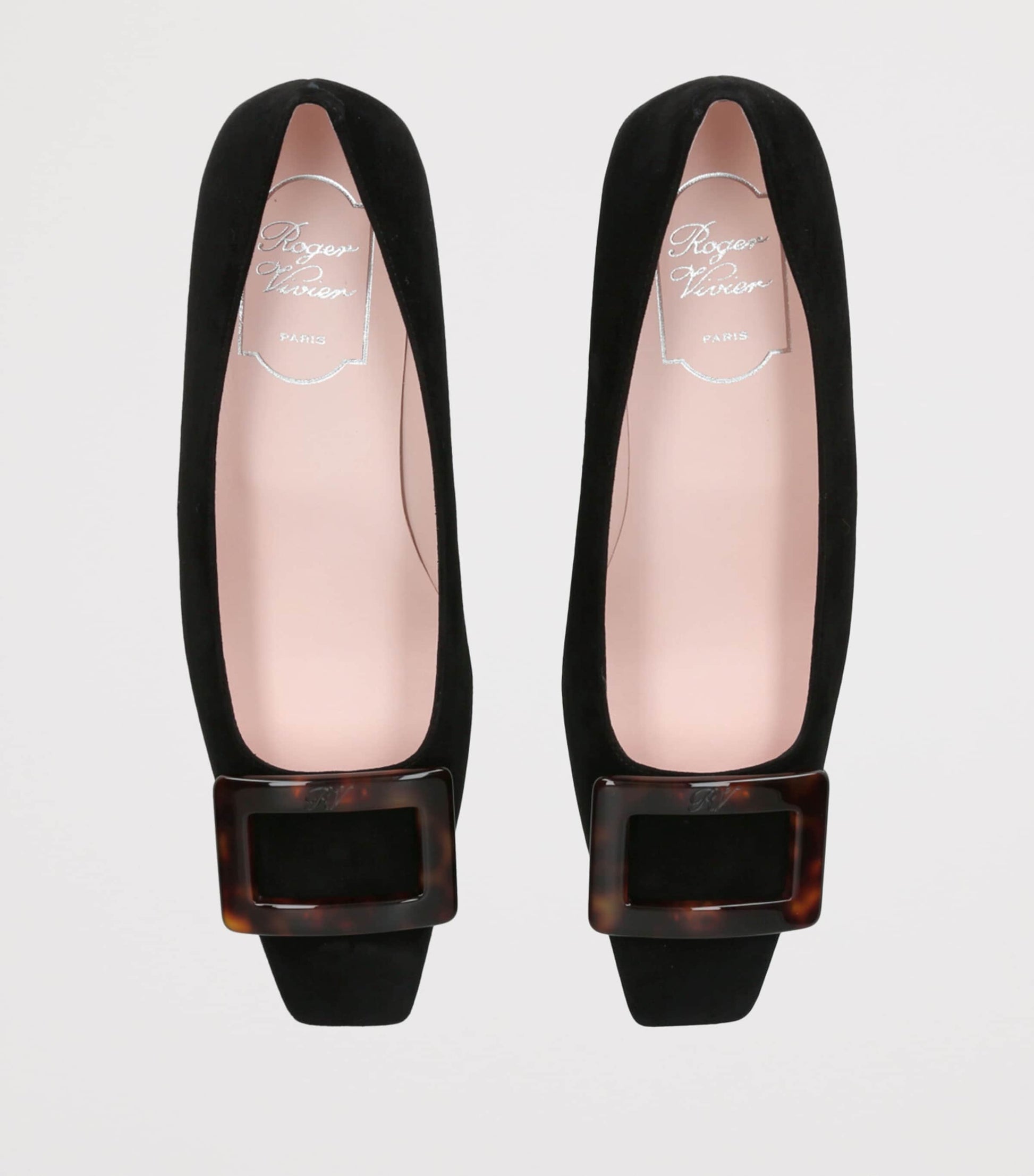 Suede Belle Vivier Pumps 45