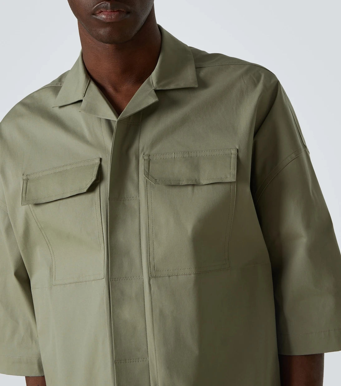 Rick Owens - Magnum Tommy cotton-blend poplin shirt