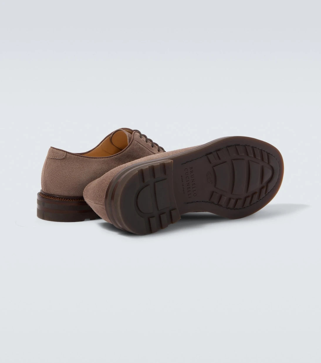 Brunello Cucinelli - Suede Derby shoes