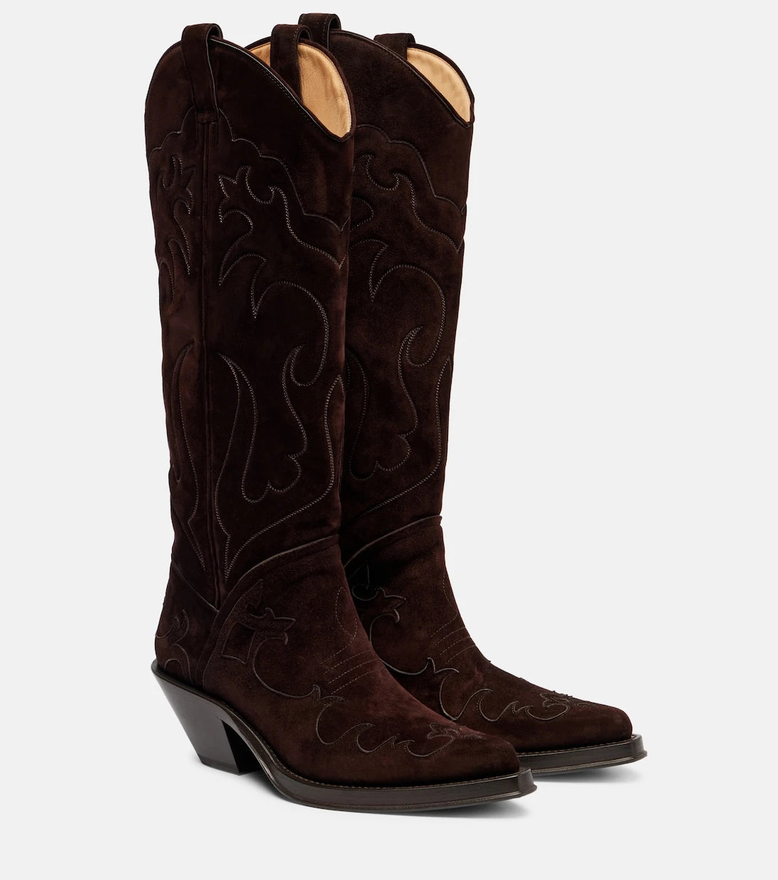 Gabriela Hearst - Capitana leather cowboy boots