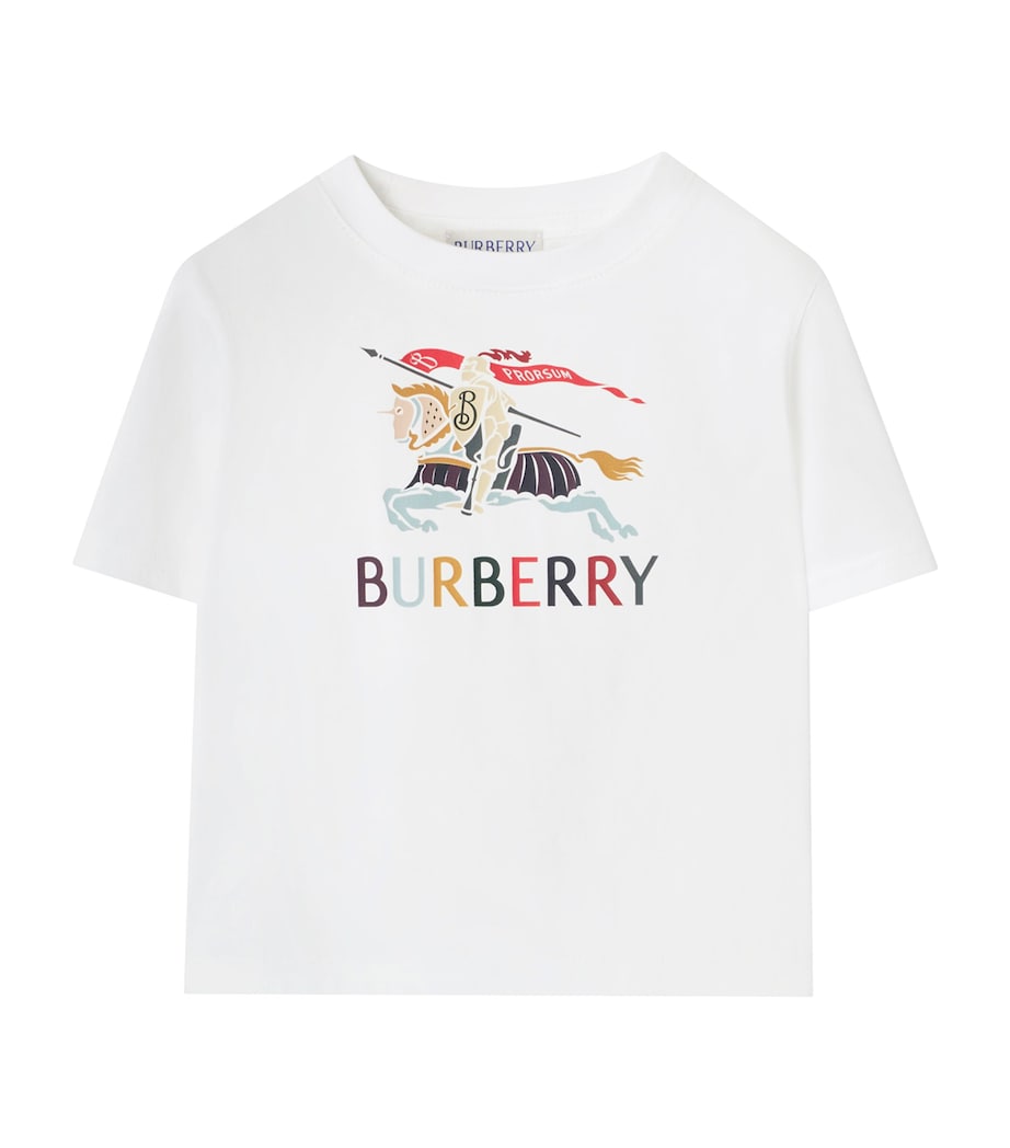 Burberry Kids Cotton EKD T-Shirt (3 Months- 3 Years)