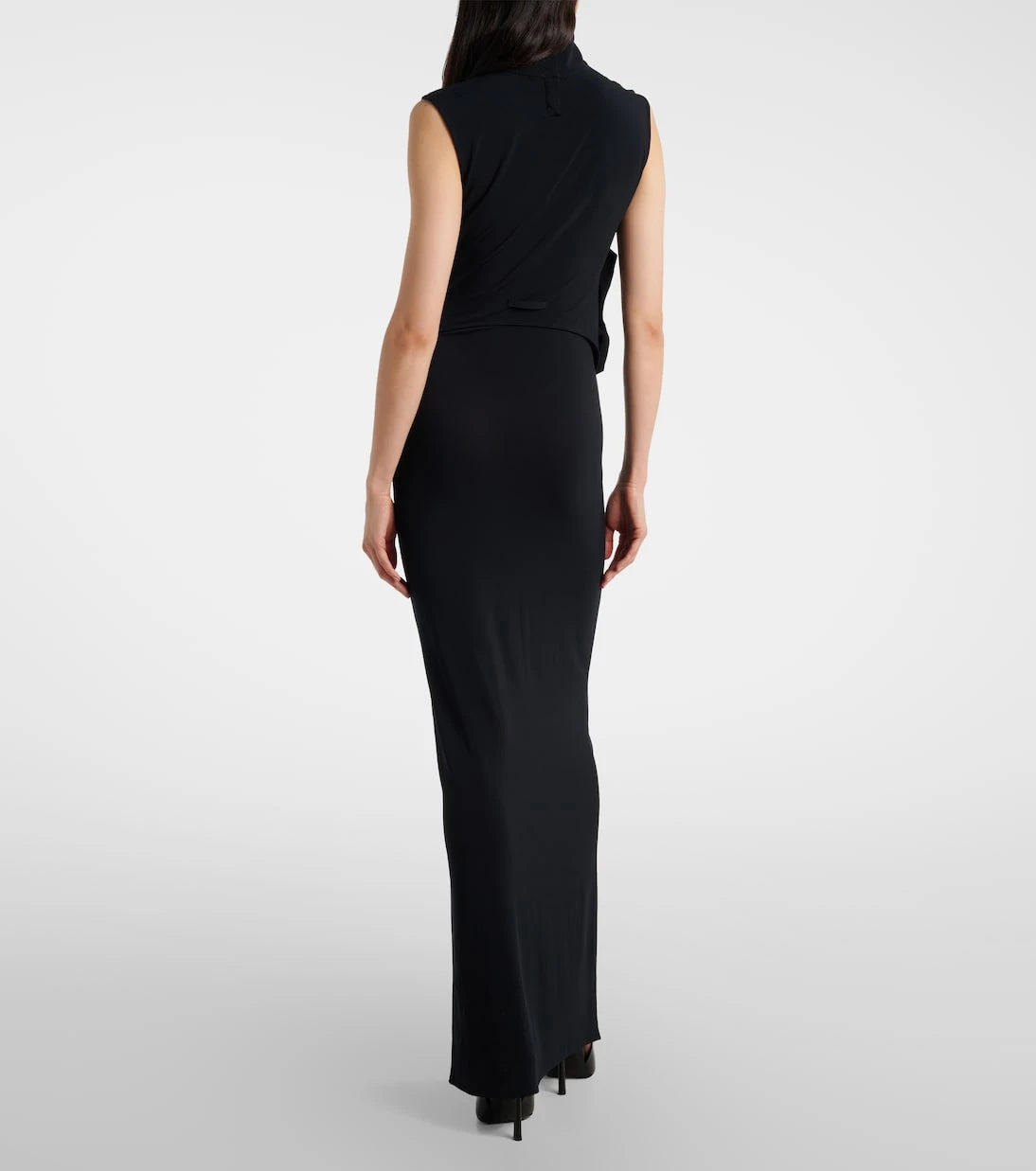 Jean Paul Gaultier - Draped jersey maxi dress