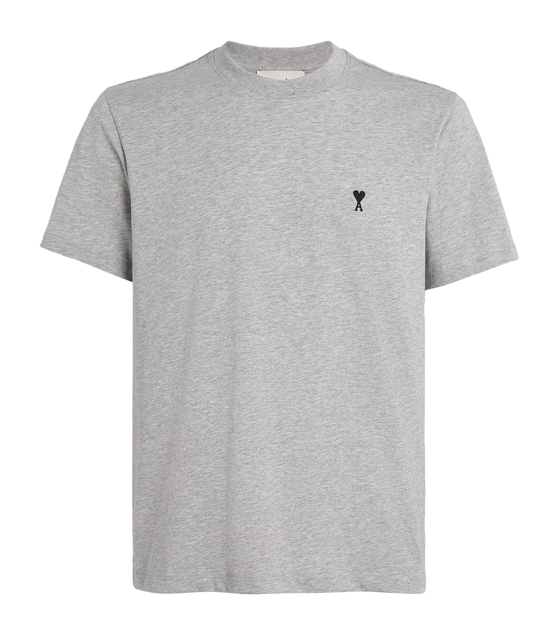 Cotton Embroidered Ami De Coeur T-Shirt