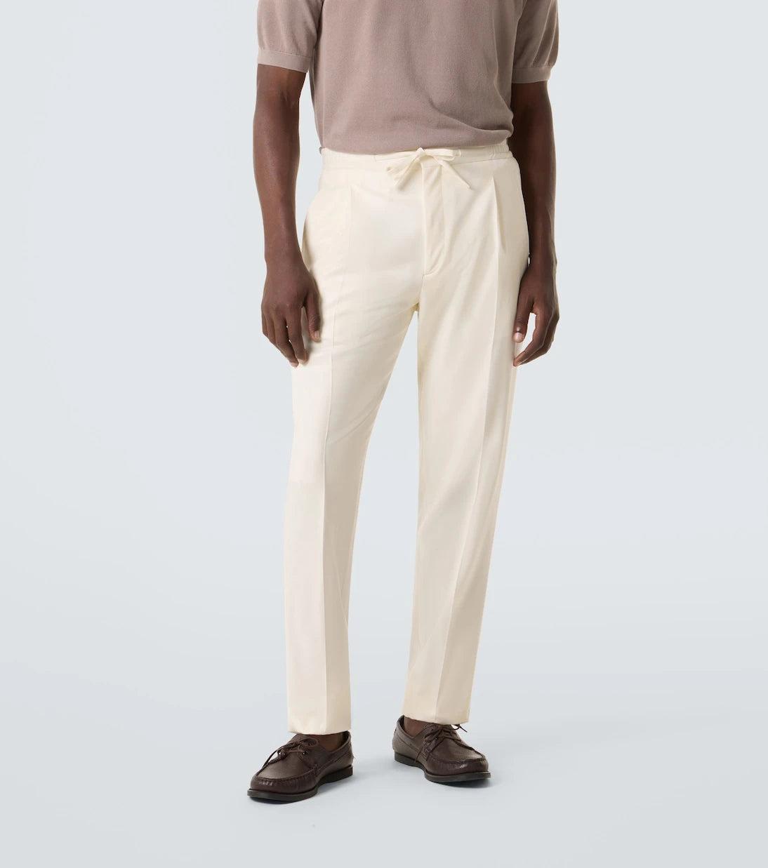 Lardini - Virgin wool tapered pants
