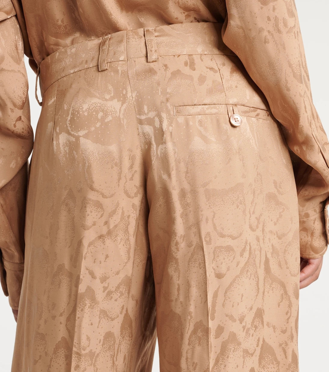 Stella McCartney - Silk-blend wide-leg pants