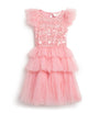 Tutu Du Monde Pink Tulle Embellished Daphne Dress (2-11 Years)