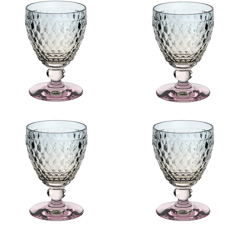 Set of 4 Boston Pearl White Wine Glasses (125ml)