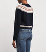 Cashmere Fair Isle Cardigan NAVY