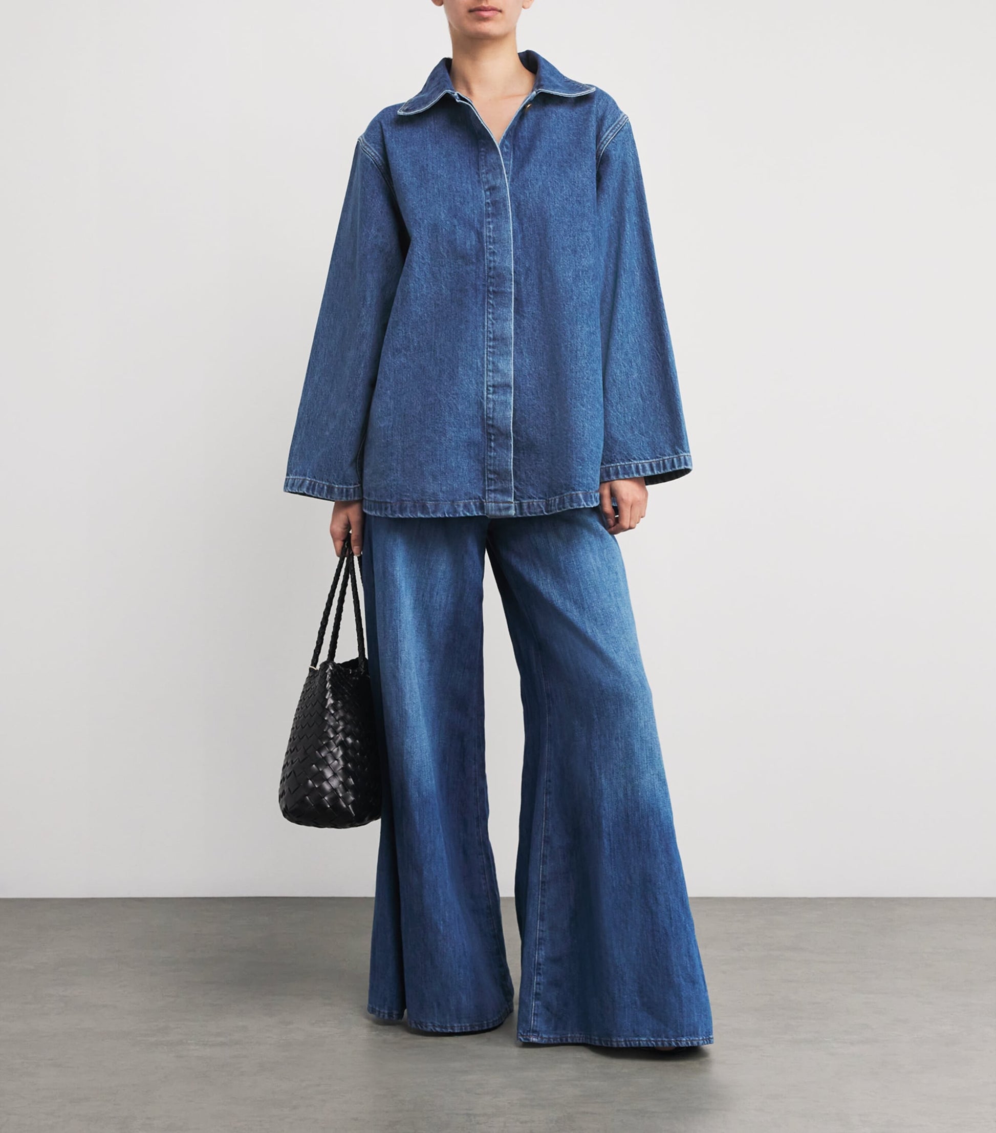 Oversized Karen Denim Jacket MID BLUE