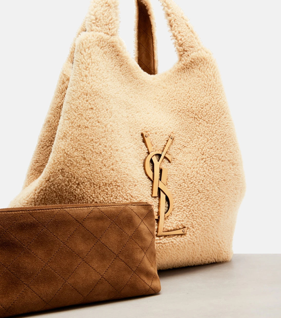 Saint Laurent - Icare Maxi shearling tote bag
