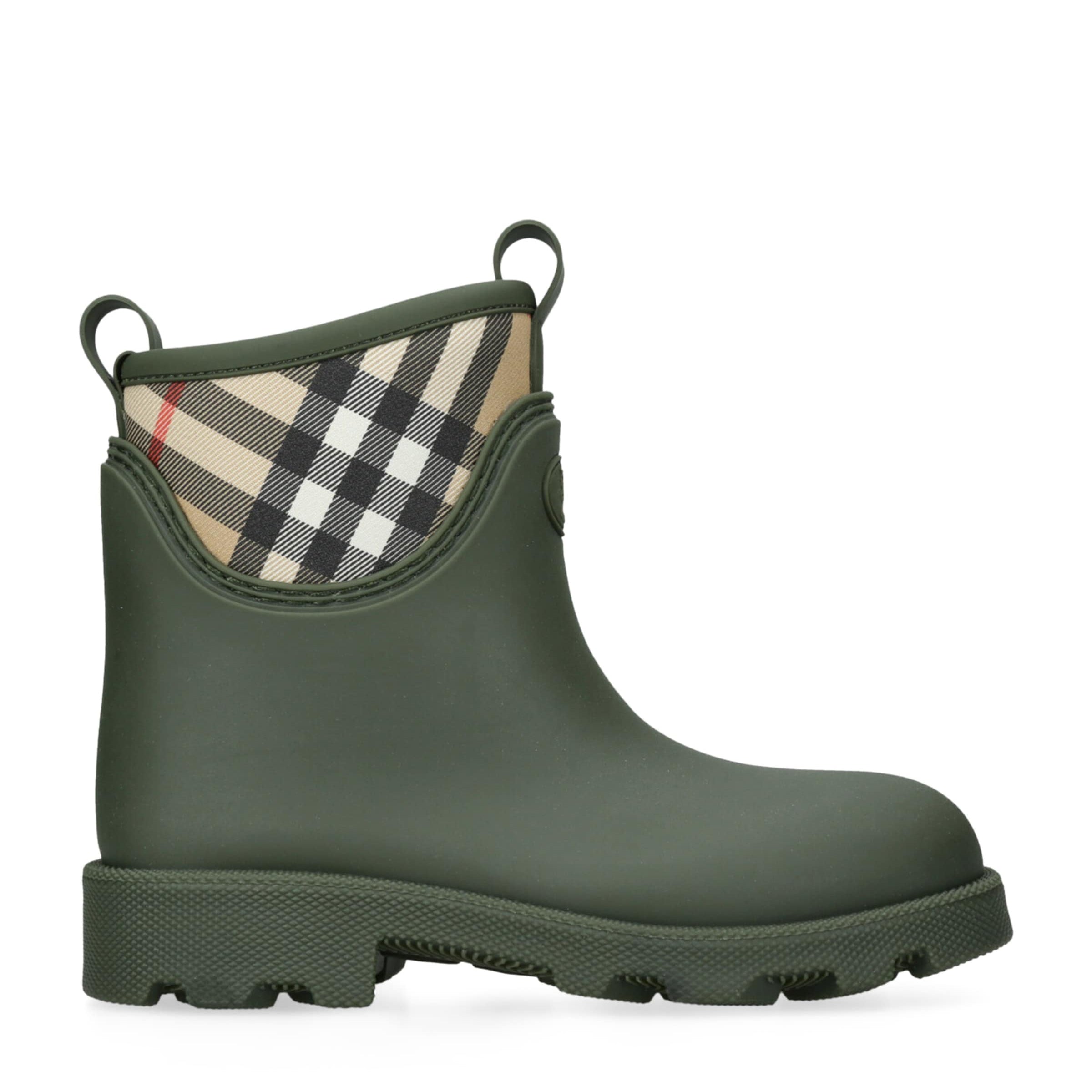Burberry Green Low Marsh Boots