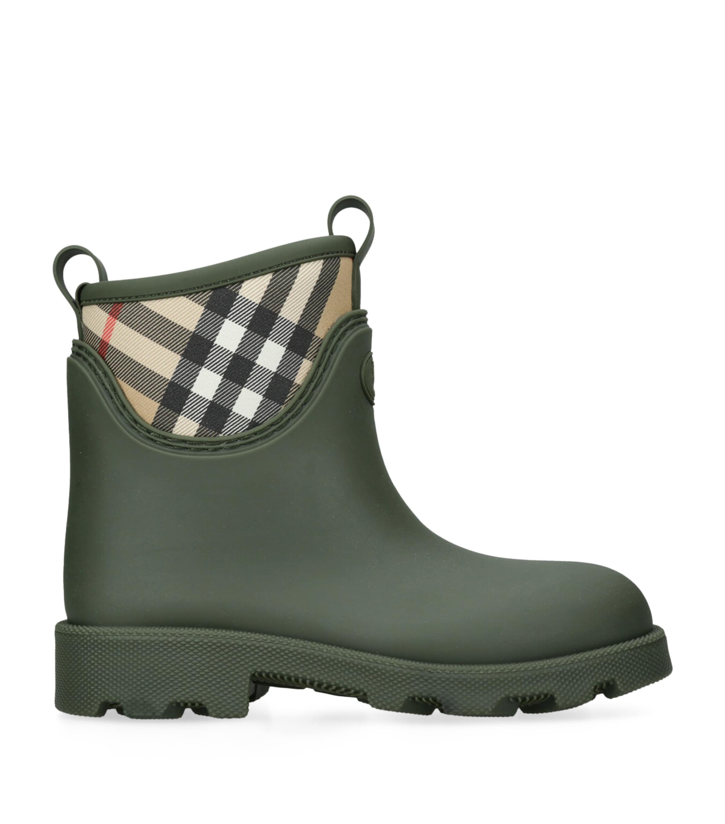 Burberry Green Low Marsh Boots