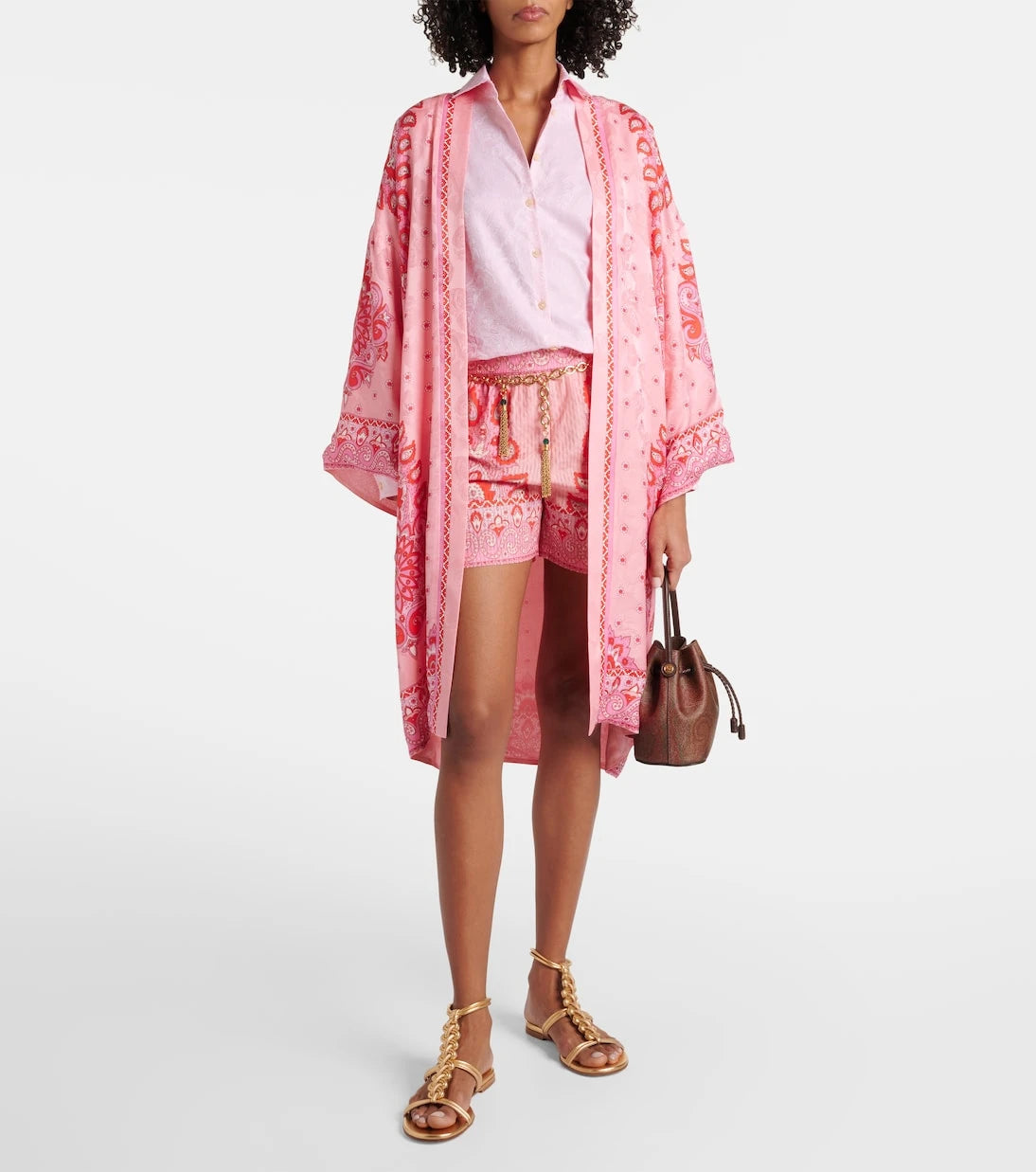 Etro - Paisley cotton and silk shorts