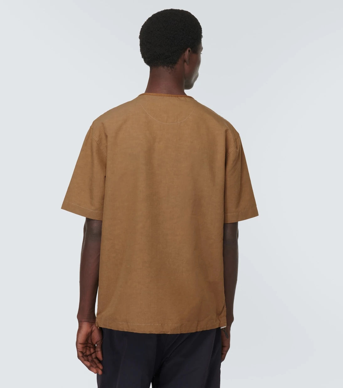 Ranra - Rafn cotton and linen-blend T-shirt