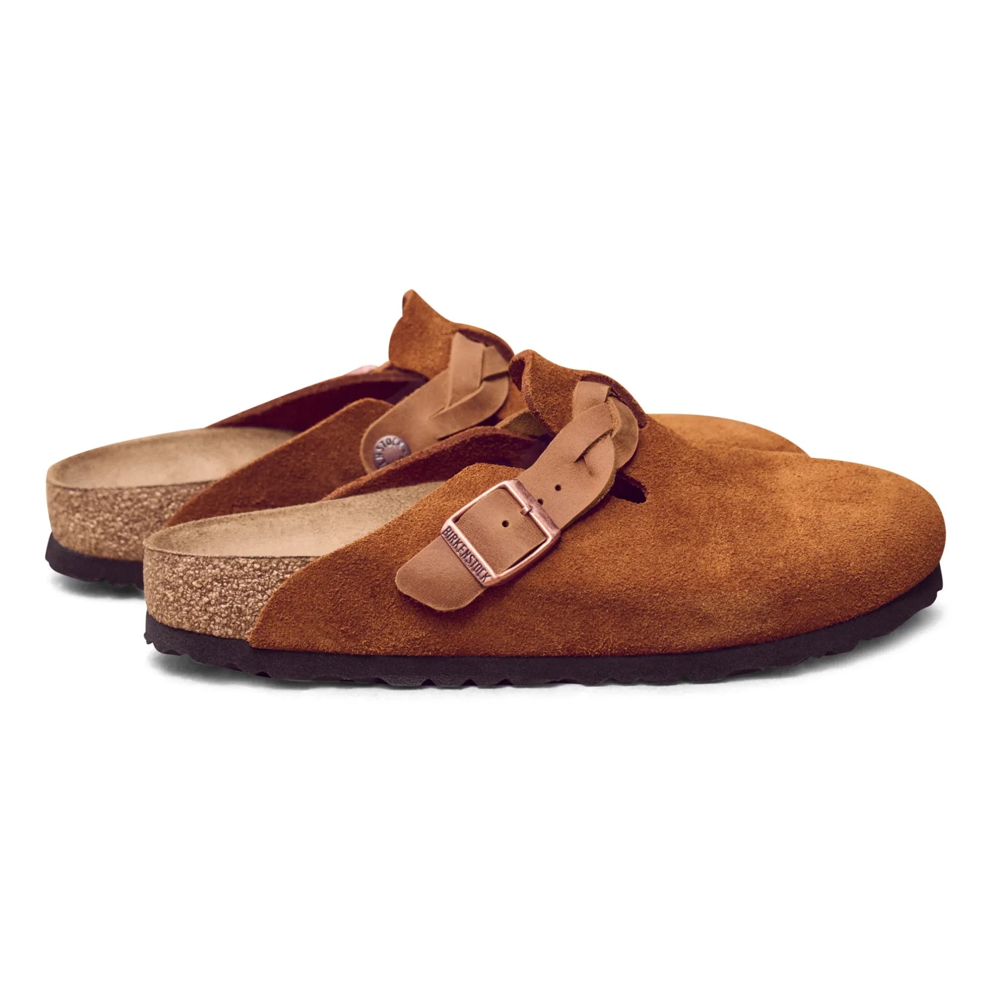 BIRKENSTOCK - Boston Braided Clogs Narrow | Mink