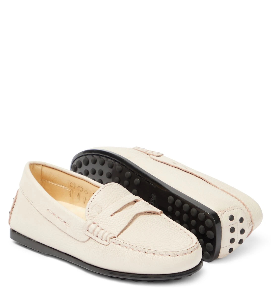 Tod's Junior - Gommino leather moccasins