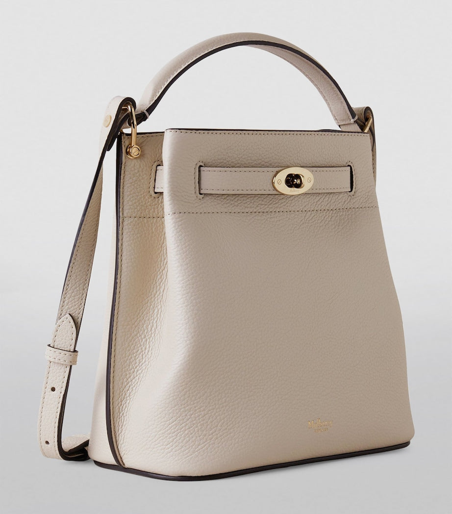Mulberry White Leather Islington Bucket Bag