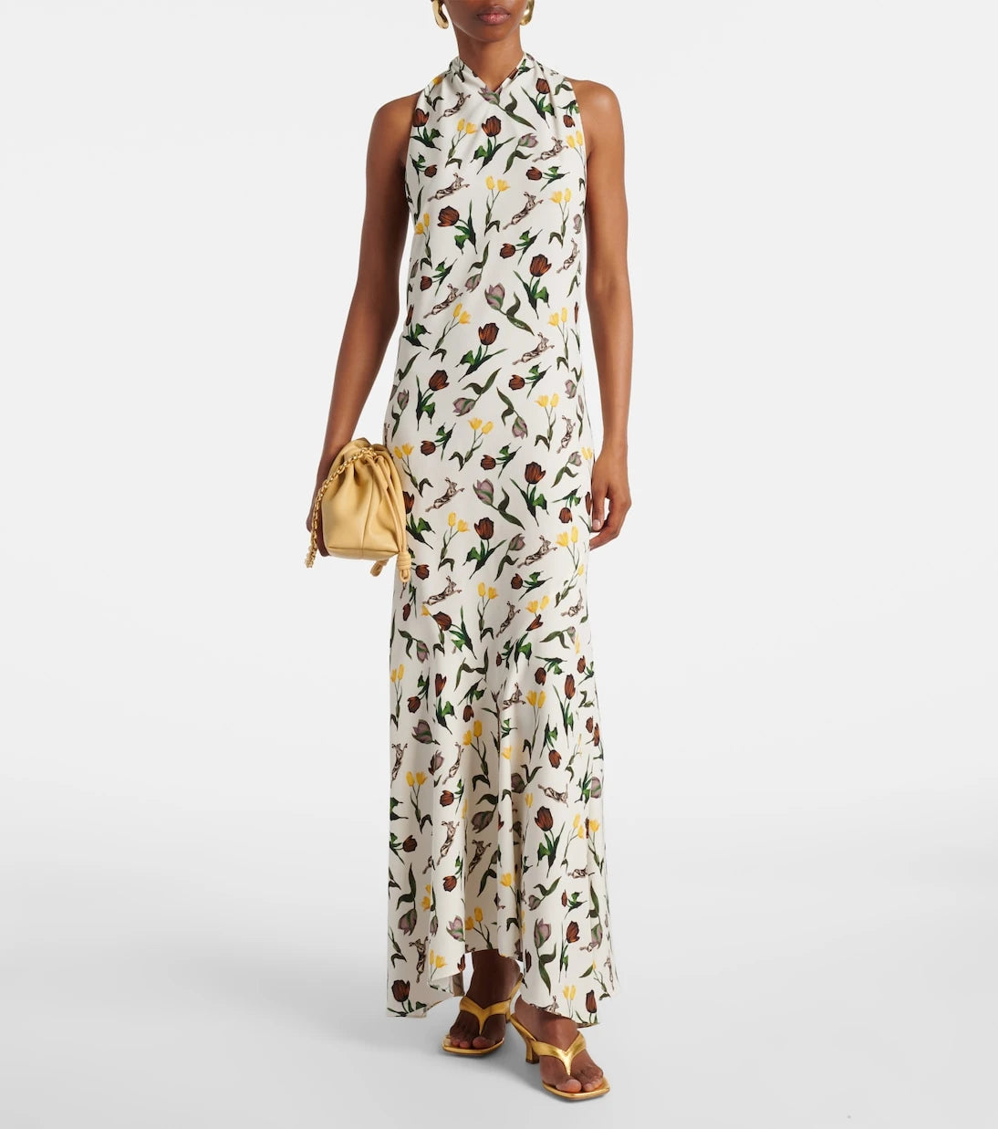 Marni - Floral poplin maxi dress