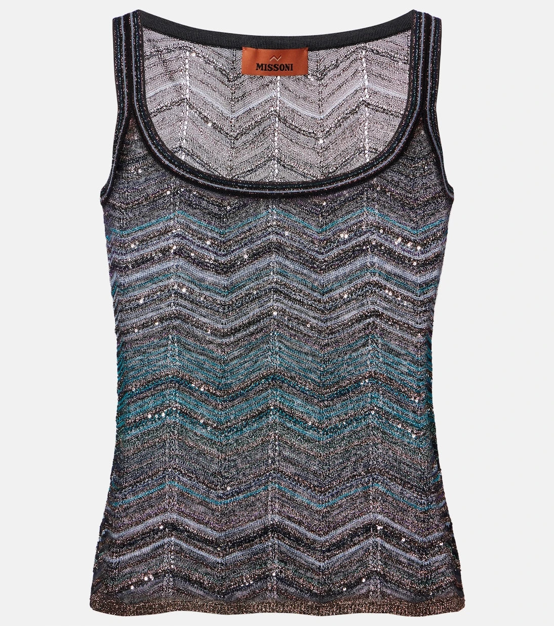 Missoni - Zigzag lamé top