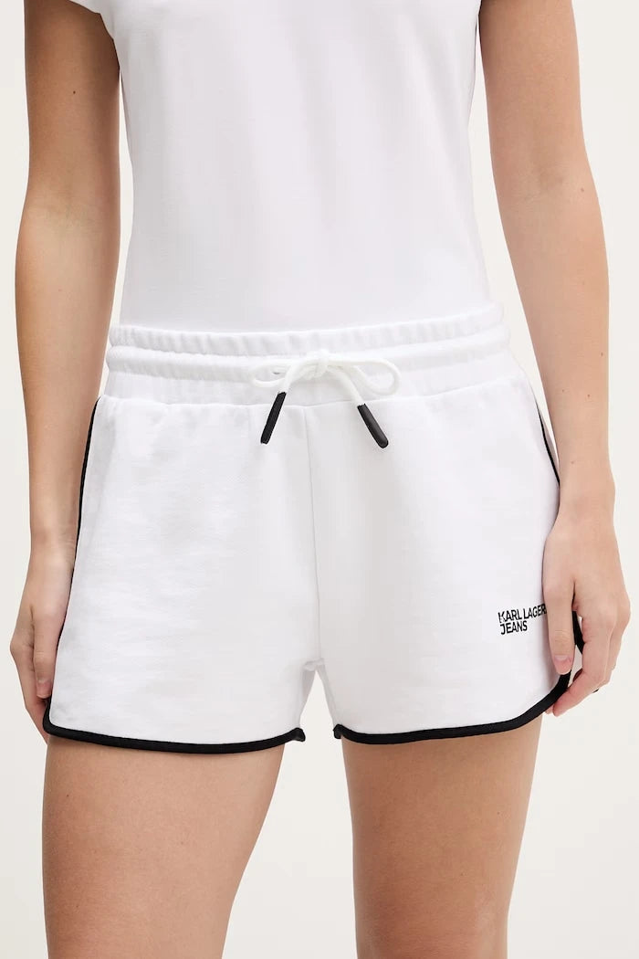 Pamuklu kısa şort Karl Lagerfeld Jeans
