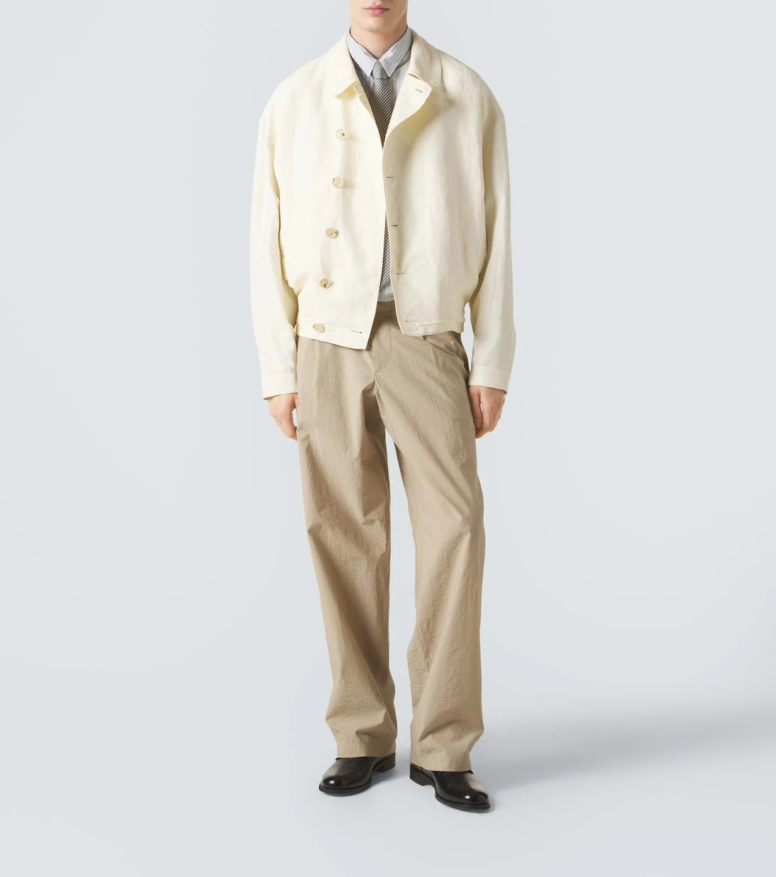 Giorgio Armani - Archivio striped cotton shirt