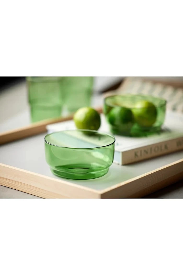Lyngby Glas renkli cam kaseler seti 12 cm
