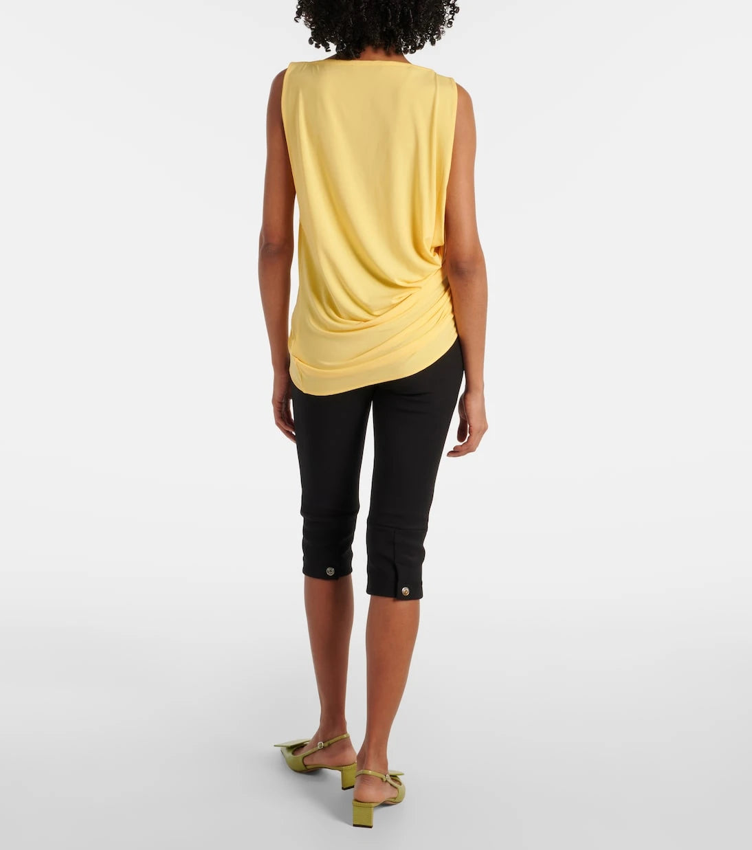 Jacquemus - Peplo draped jersey top