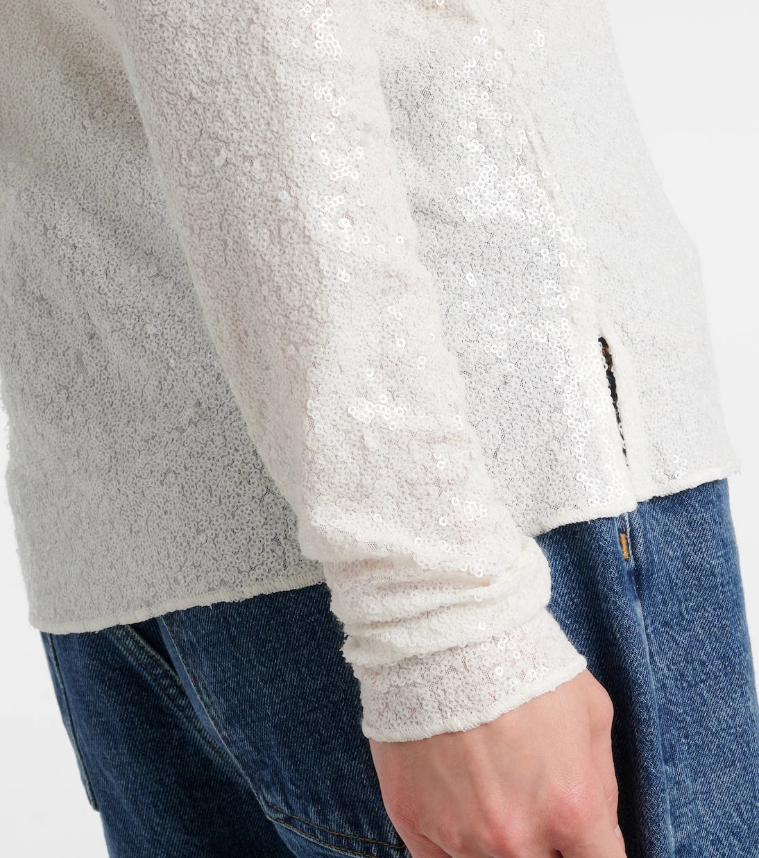 Polo Ralph Lauren - Sequined jersey T-shirt